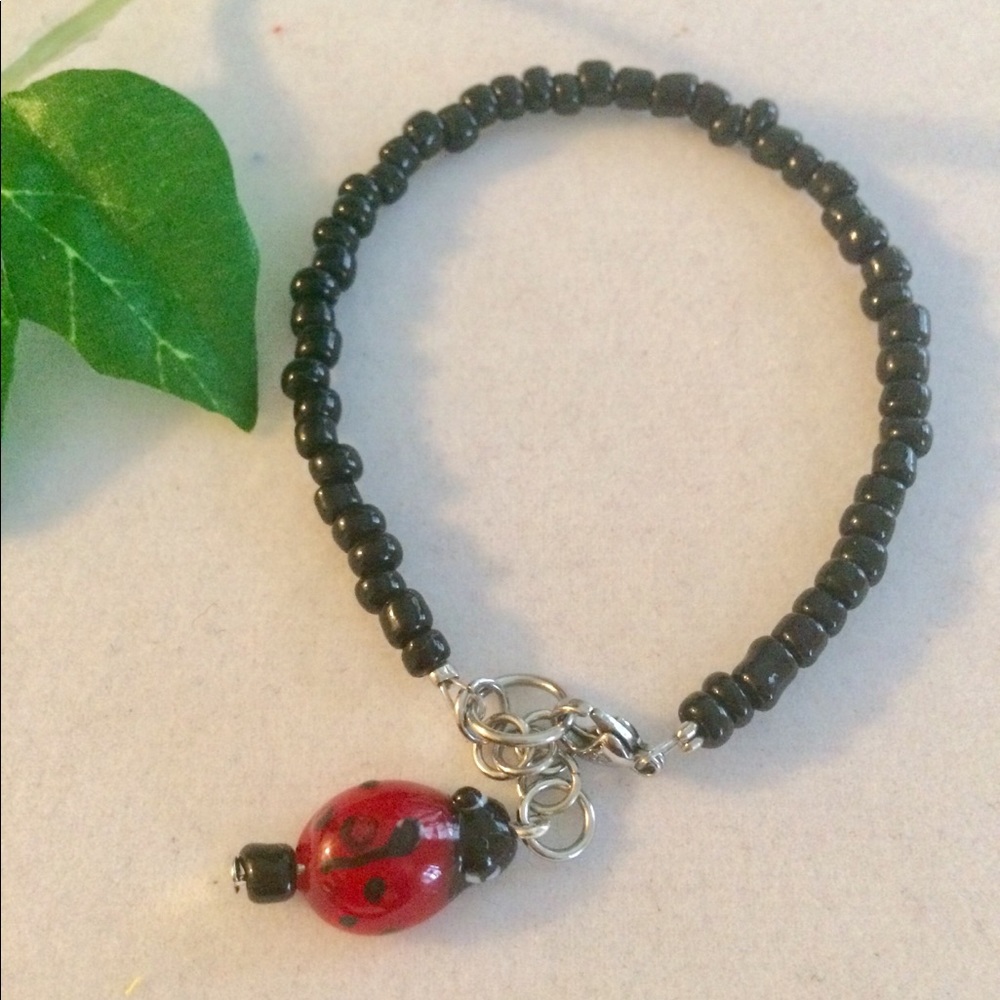 Ladybug bracelet